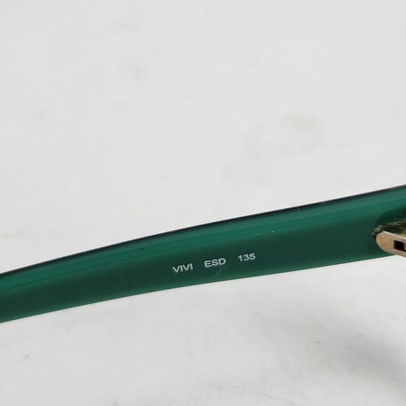 kate spade new york Vivi ESD Eyeglasses Women Green Rectangle Plastic Full Frame - Picture 7 of 8